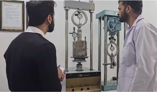 CALIFORNIA BEARING RATIO (CBR) TEST (ASTM D1883).