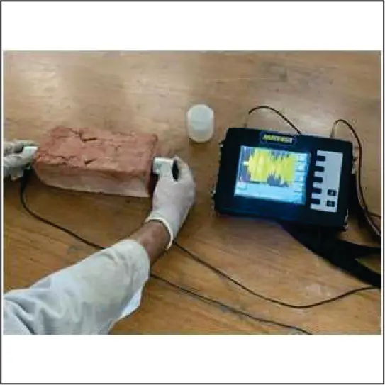 Destructive and non-destructive testing of building structures and old masonry buildings